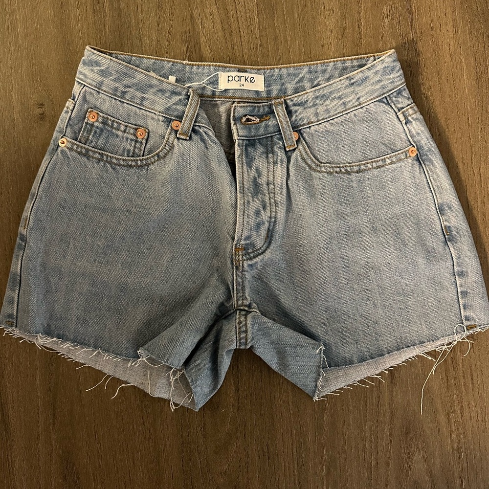 Parke denim size 24 light wash